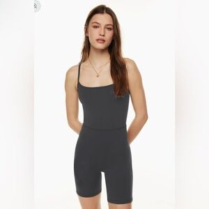 Wilfred Free Divinity Romper 7” Olive Green